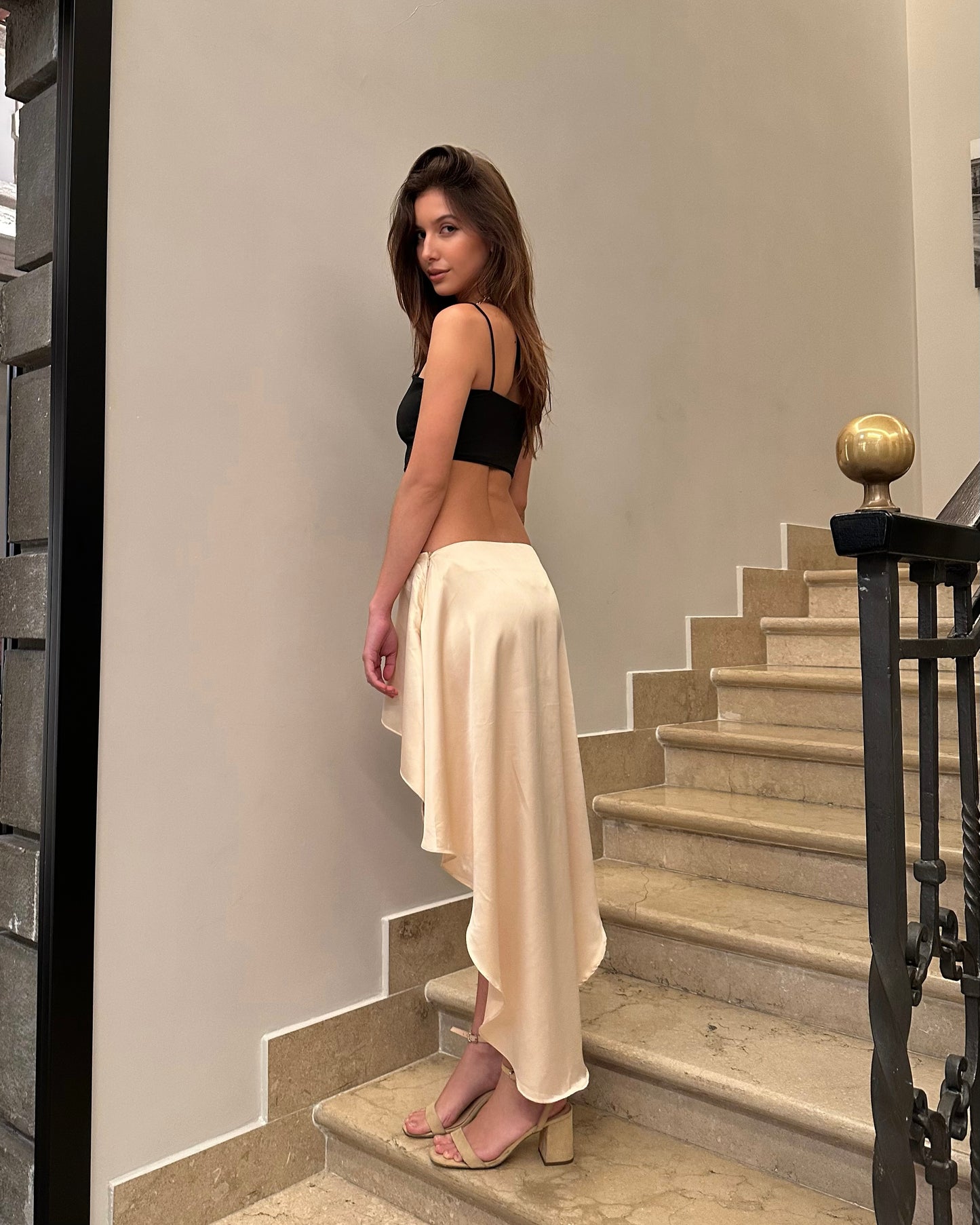 Dancing Queen Skirt - Champagne