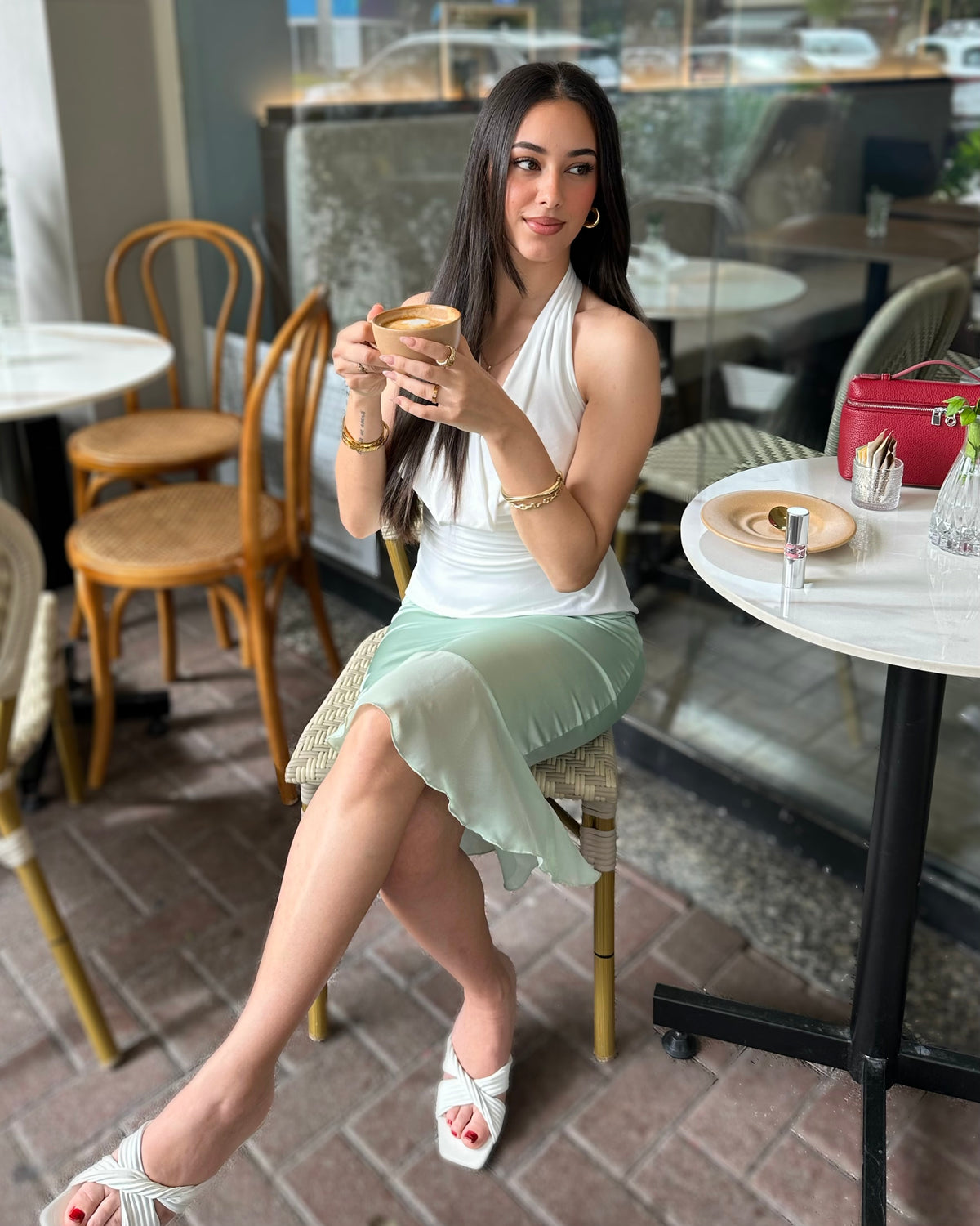 Ophelia Skirt - Celadon