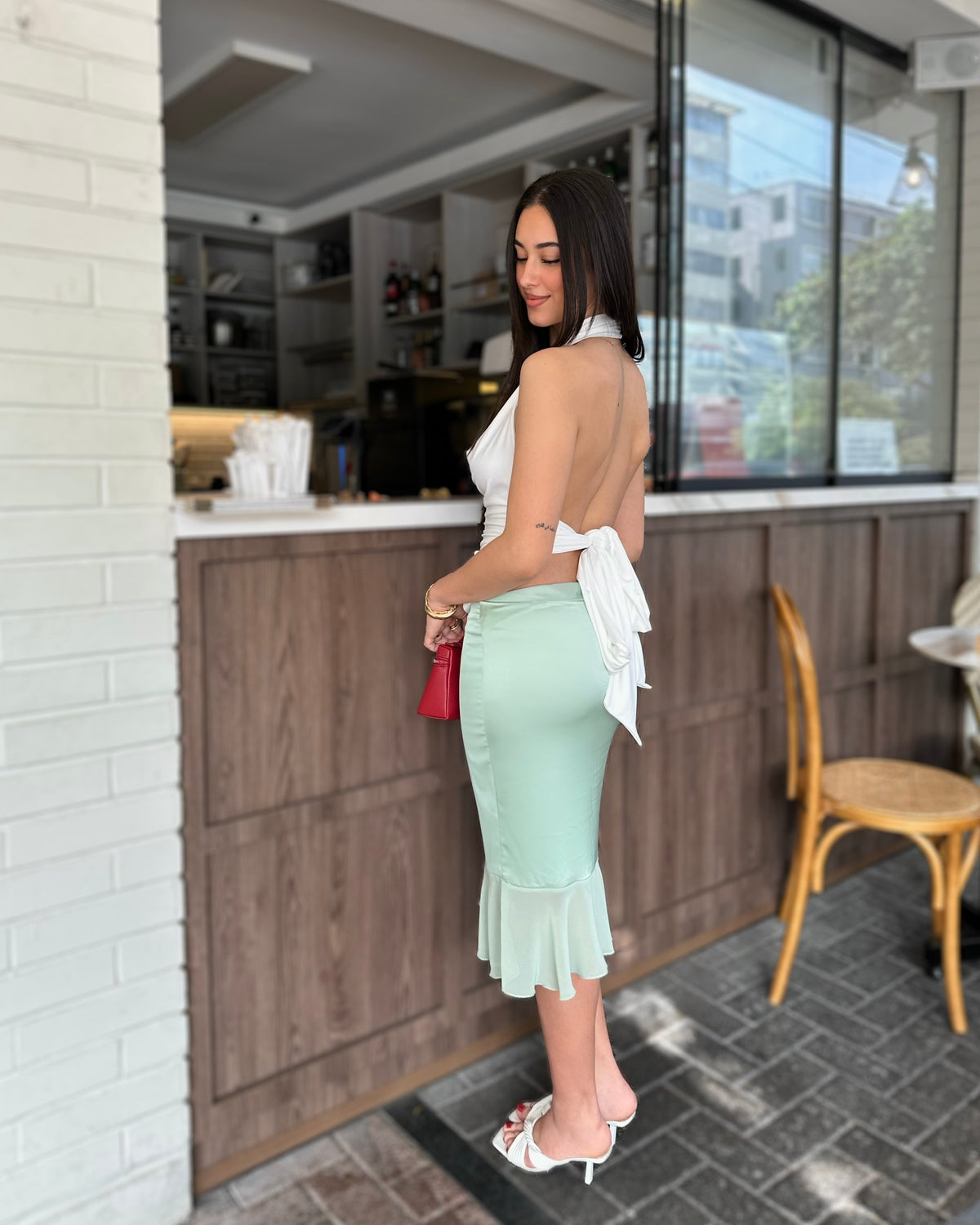 Ophelia Skirt - Celadon