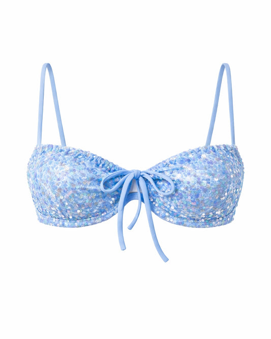 Cher Top - Sparkly Blue